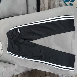 Boys adidas pants. Black/white. Size L (14)